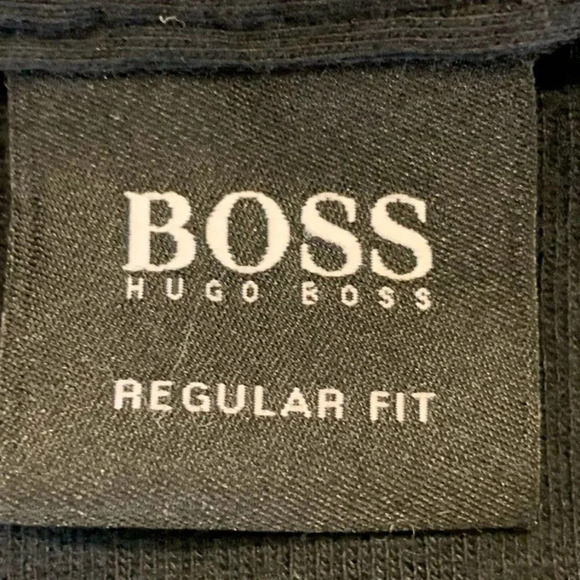 Hugo Boss Men's Piceno Quarter Zip Long Sleeve Knit Cotton Sweater Size L - Picture 8 of 15